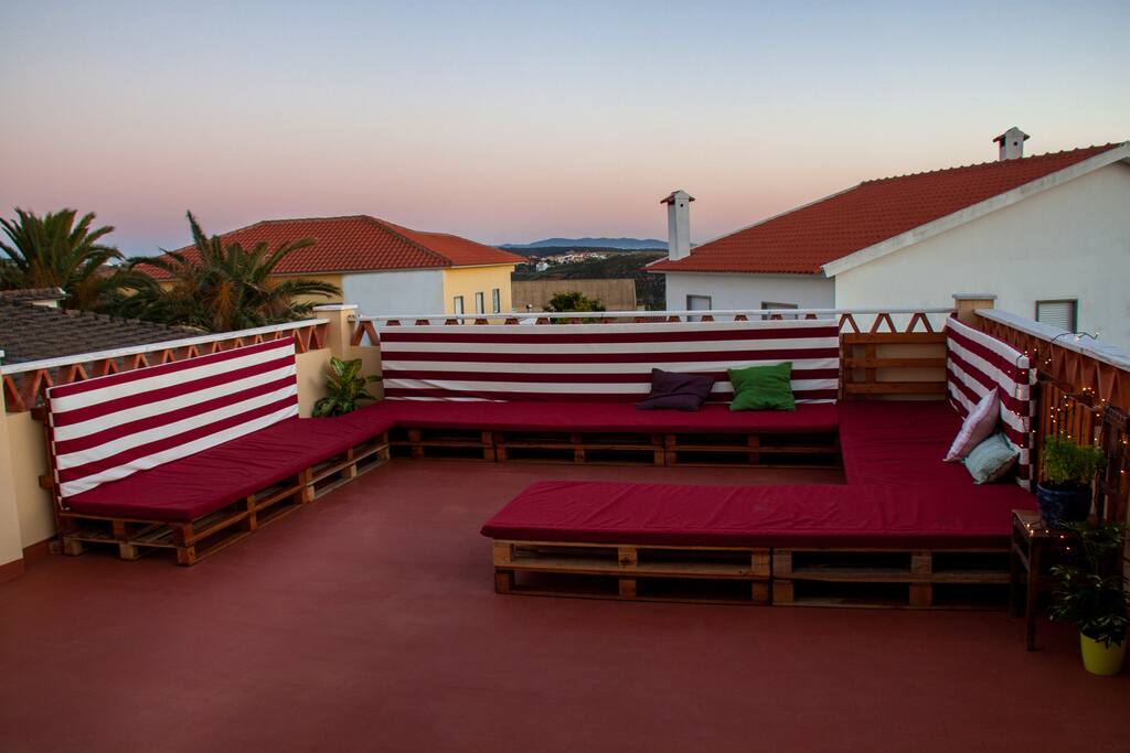 terrace with a view