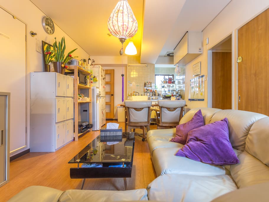 Common living and dining room
