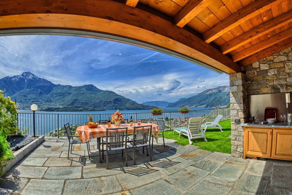 Barbecue con vista mozzafiato