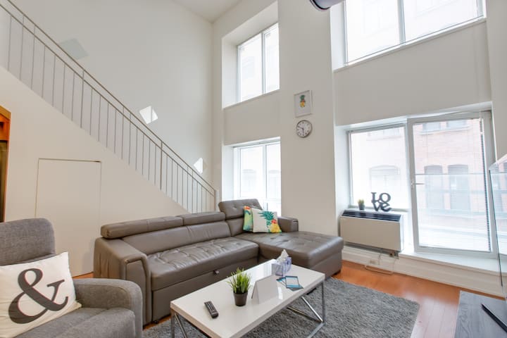 Two floors condo in Old port of Montreal !