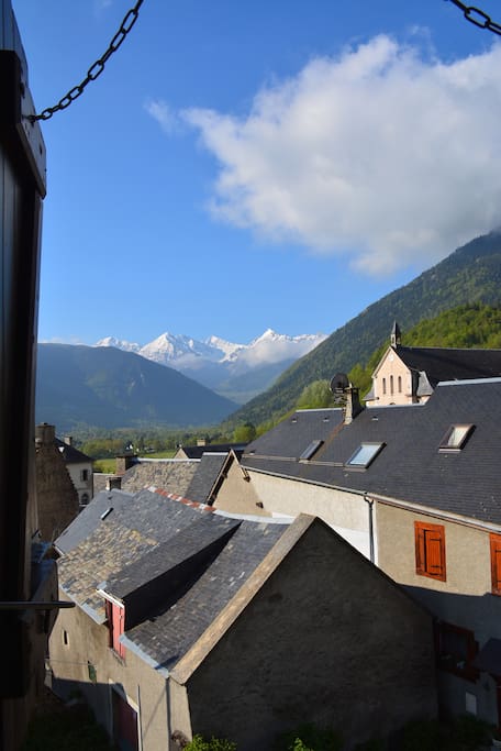 Vue sur les montagnes