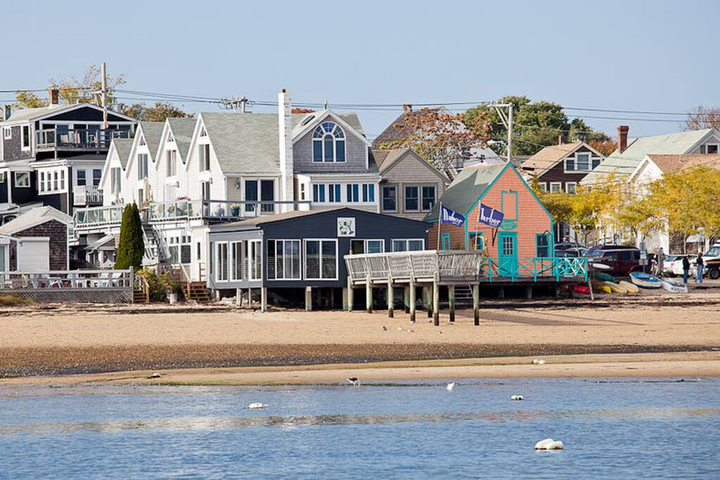 The Mews Condo's taken from a boat