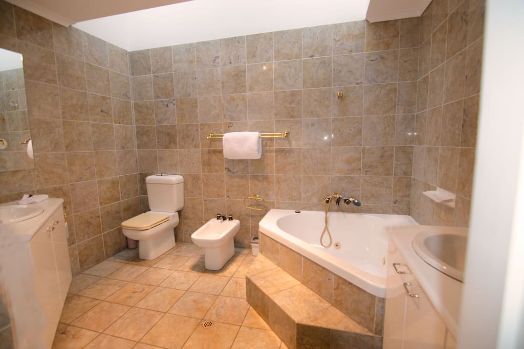 Marble Jacuzzi Bathroom