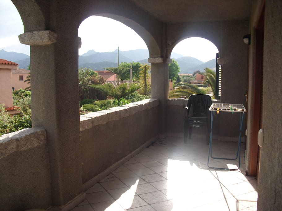 veranda esterna.con vista mare