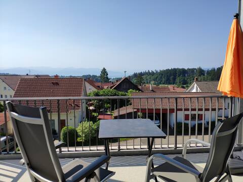 Ferienwohnung Pfänder with alpine panorama