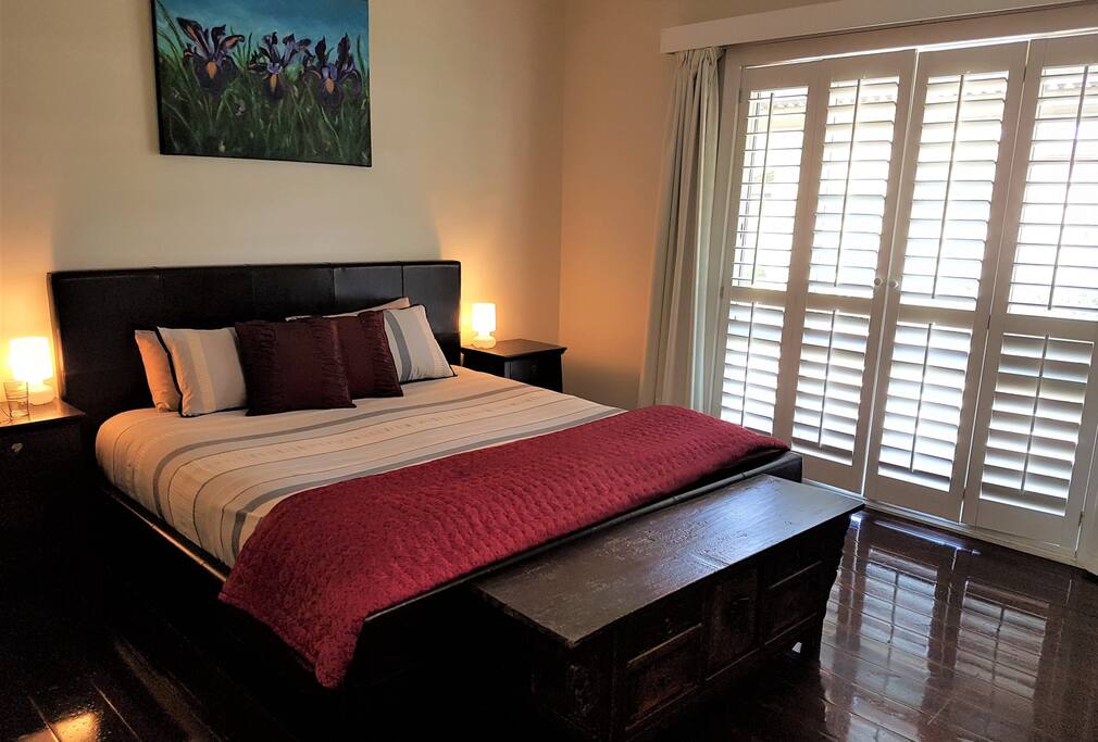 Master bedroom for one bedroom booking