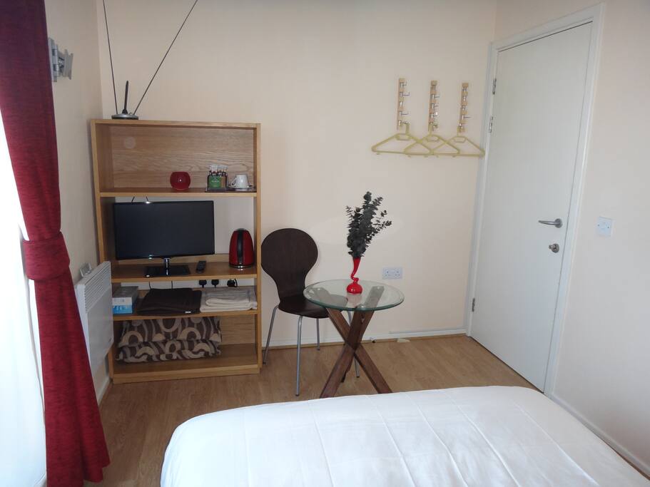 Your room is lockable. You will get a key for the entrance door and your room on arrival.