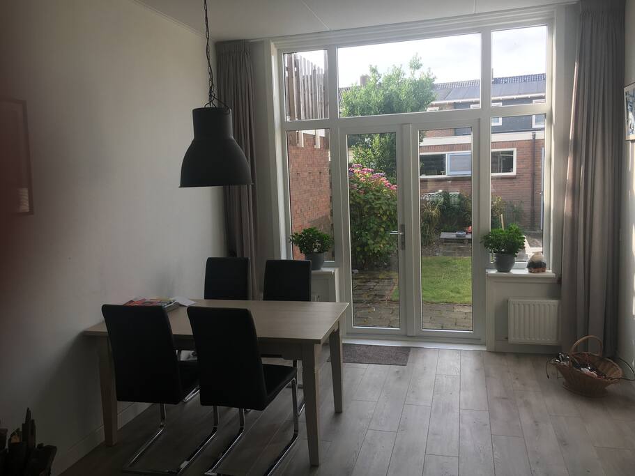 Dining table. Living room & garden