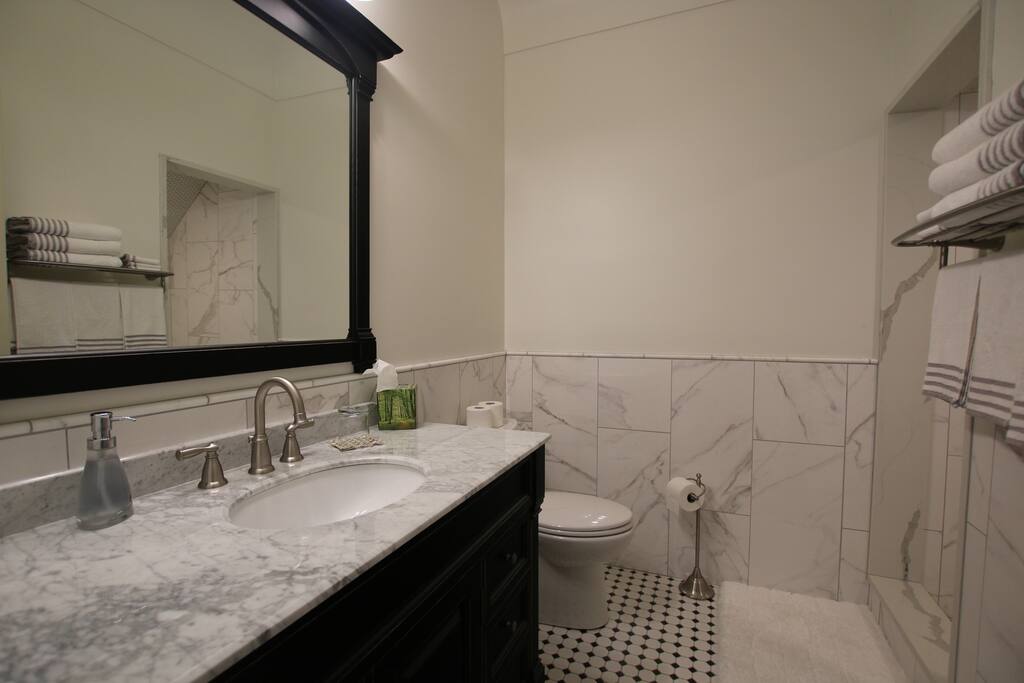 Private en-suite with walk in shower
