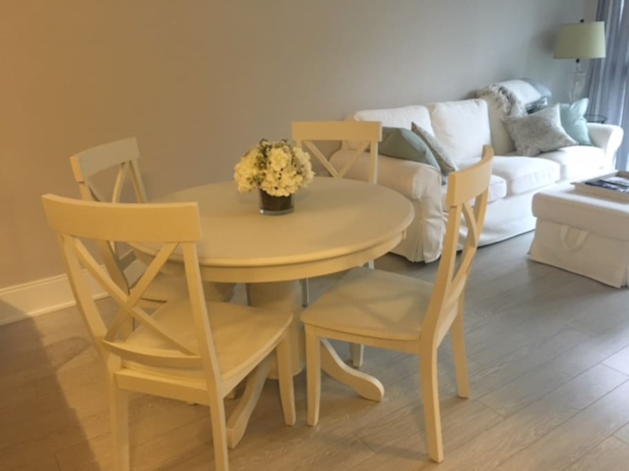Comfortable dining area