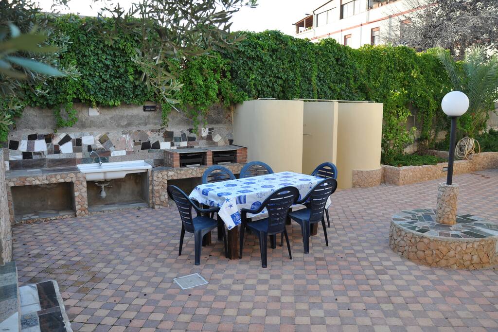 Zona Barbecue e Docce Esterne