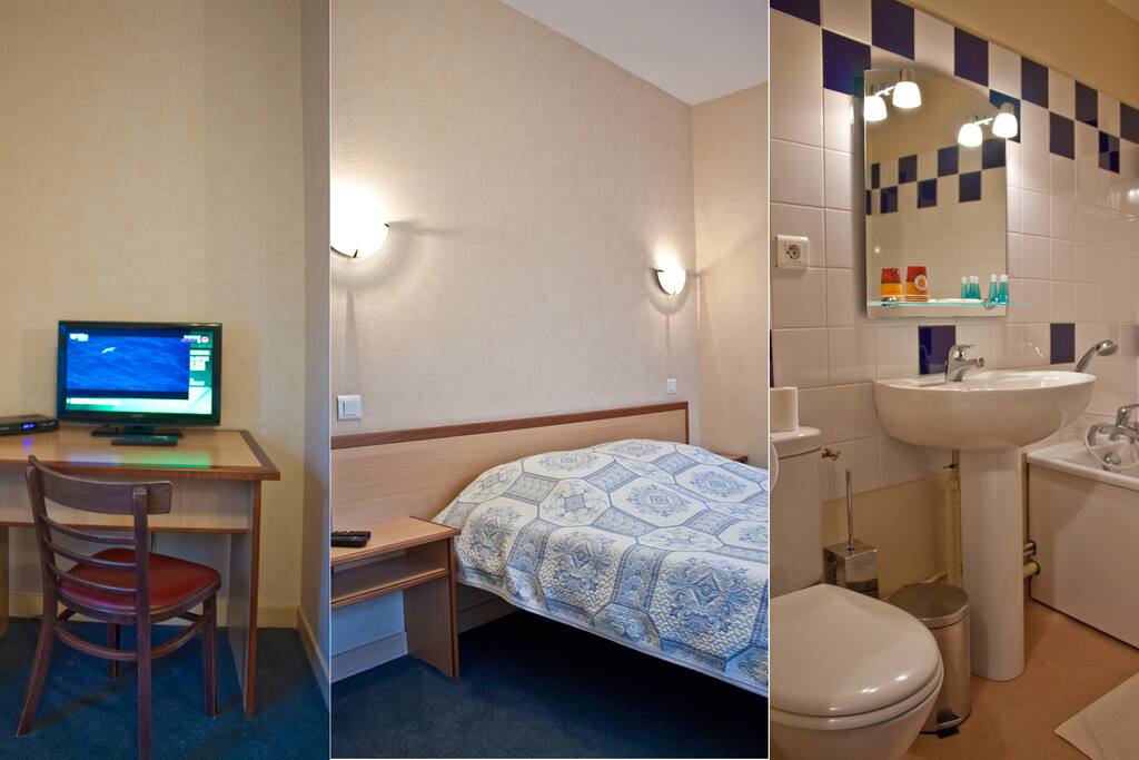 NOTRE CHAMBRE POUR DEUX AVEC SALLE DE BAINS