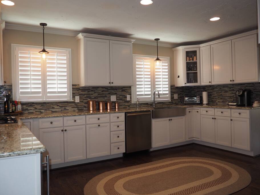 Recently renovated open kitchen