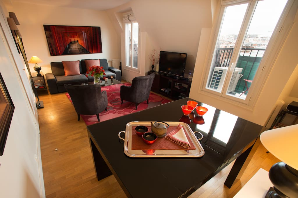 The living room from the opposite side
