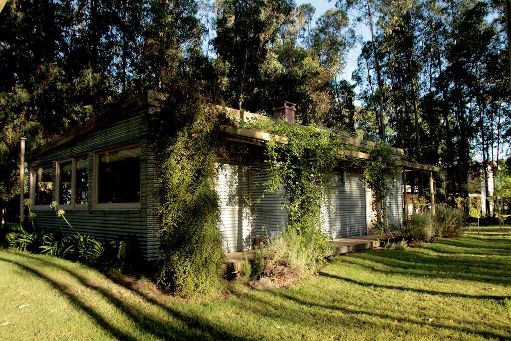 The house is independent yet near the farm's pool and BBQ area