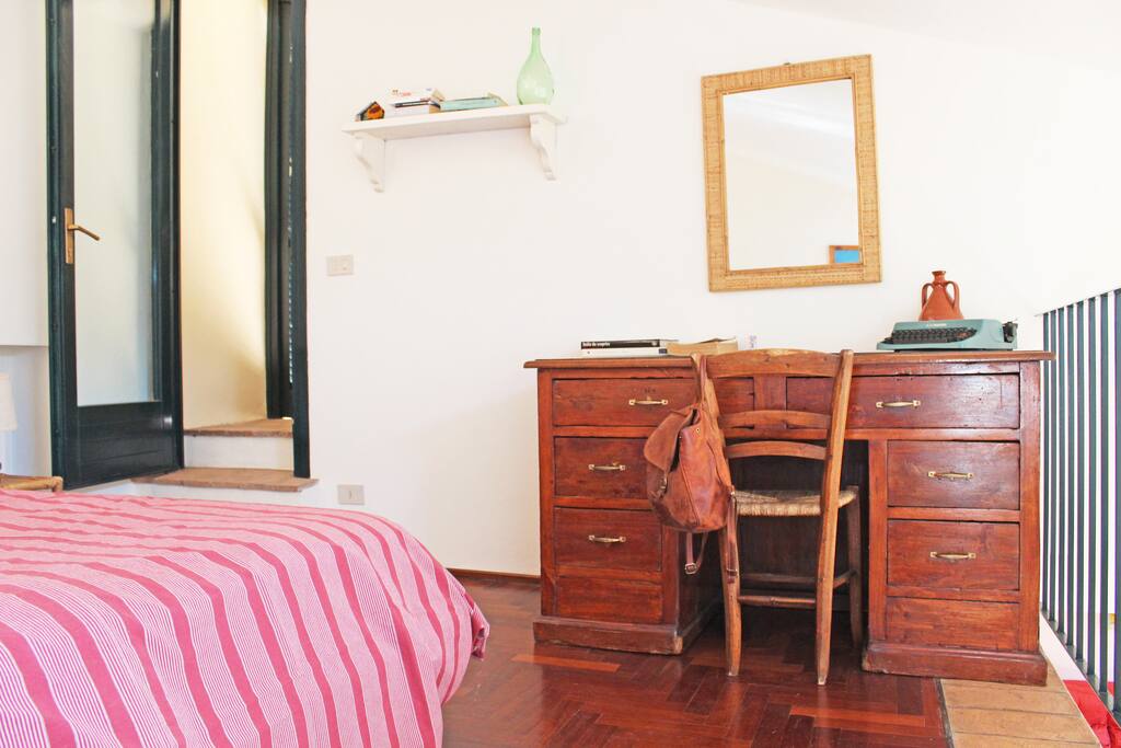 bedroom with terrace