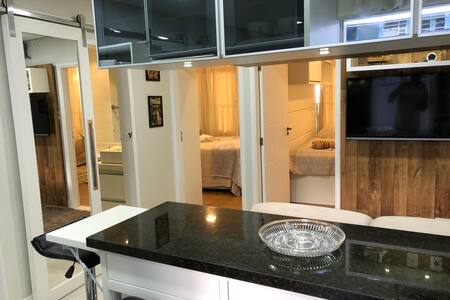 Apartamento acabamento premium em praia dos sonhos