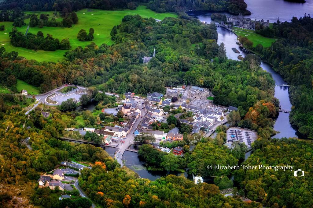 Aerial View of Cong, the Island Village