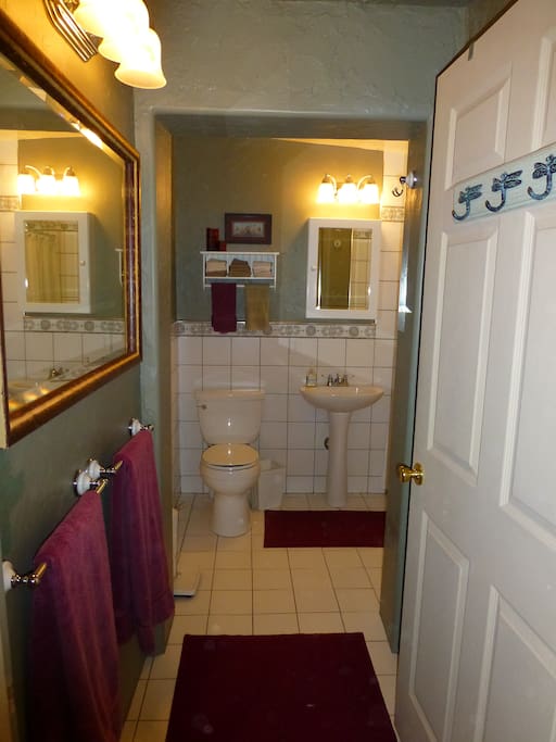 Private bathroom with walk in shower