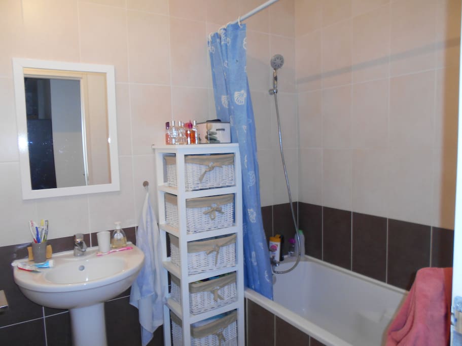 la salle de bain (wc indépendant)