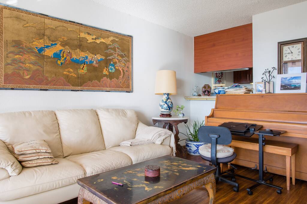 Want to relax after a day out? Feel free to use the living room.