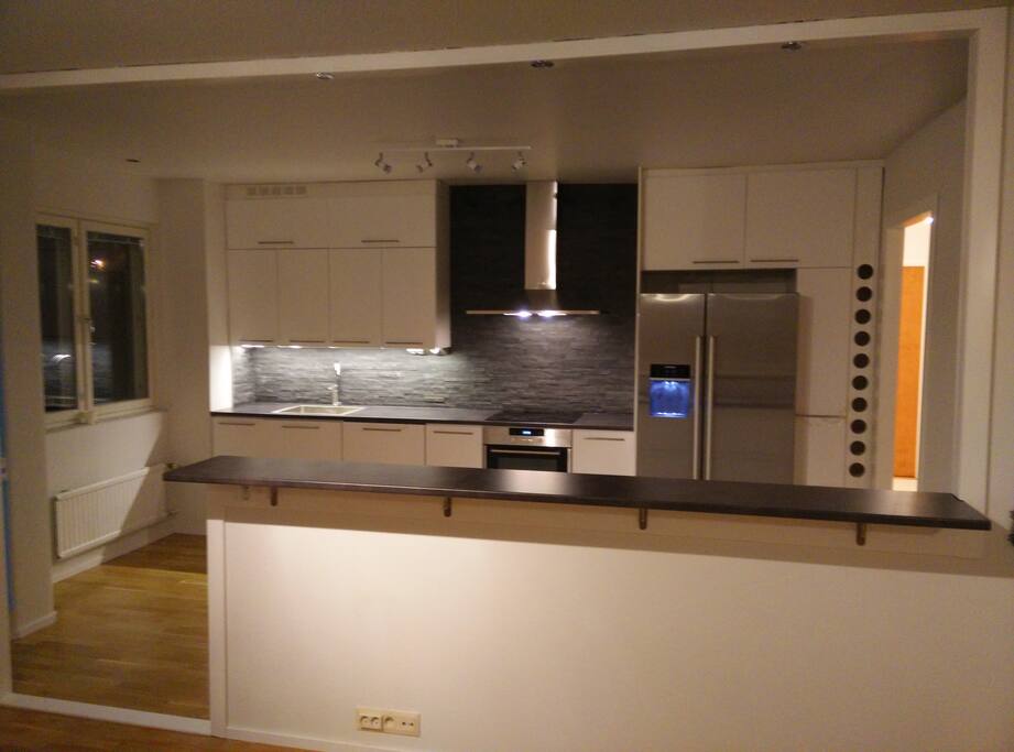 Open plan kitchen (with ice machine!)