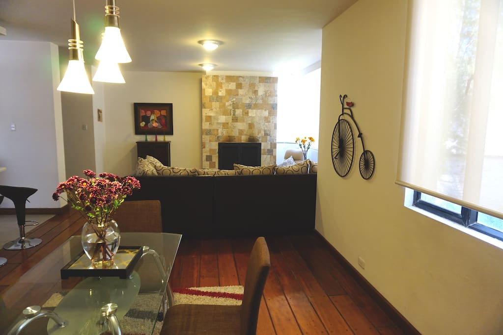 View from the dining room