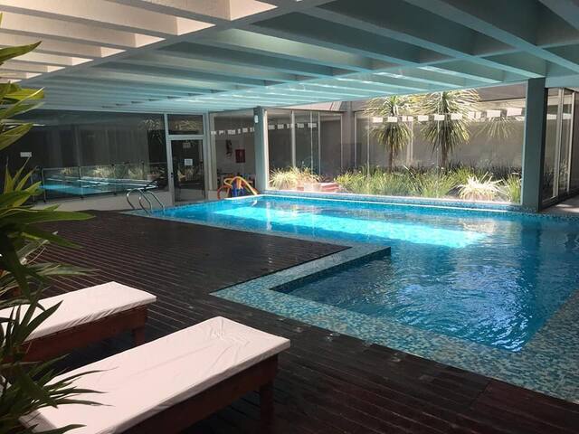 departamento con cochera , gym, piscina cubierta L