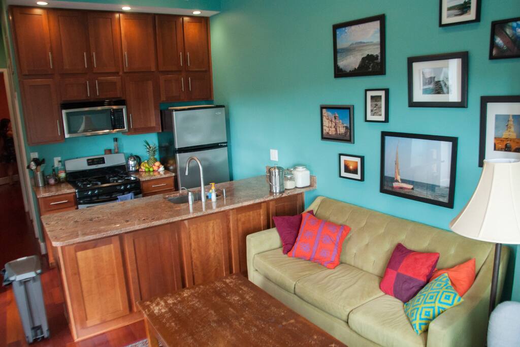 Open floor plan.