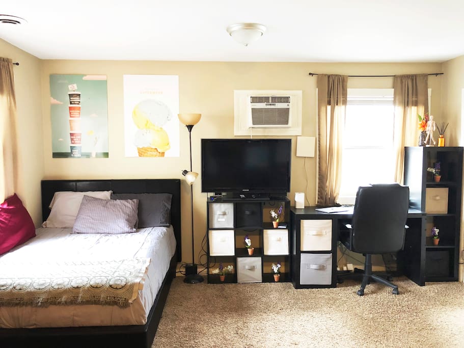Living and sleeping area