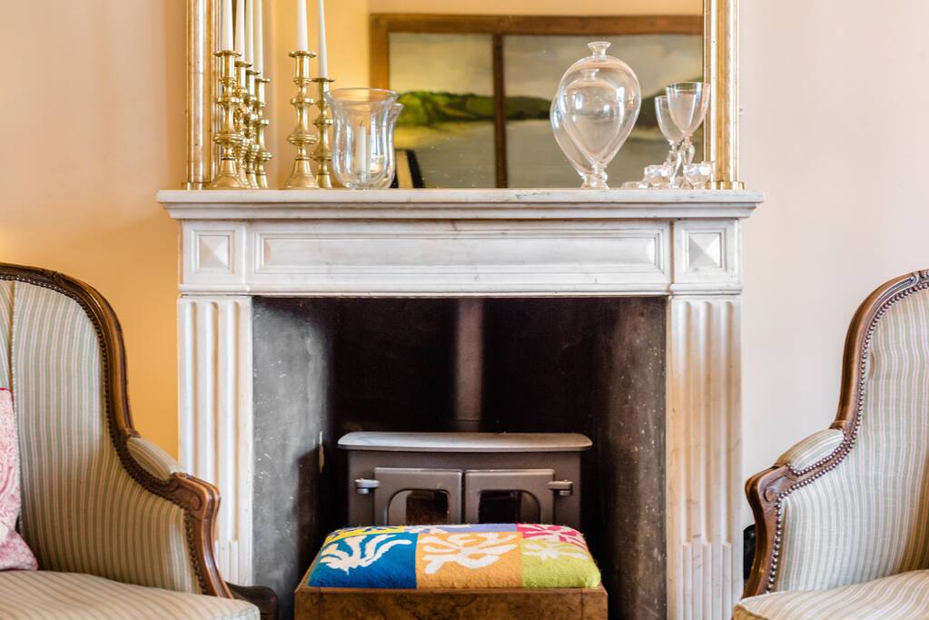 Working fireplace