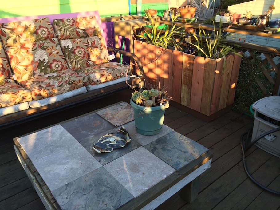 Private Roof Deck with Mission Sunshine! Nice bonus