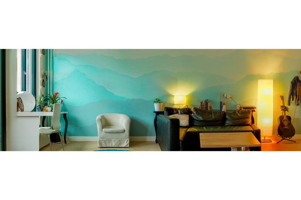 Shared living room.
