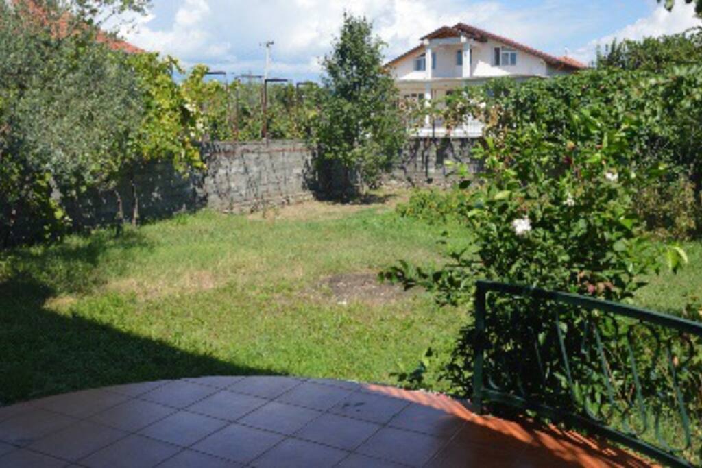 giardino retro villa