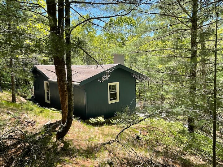 Cottage in the woodsLake MI access Cottages for Rent in Pentwater