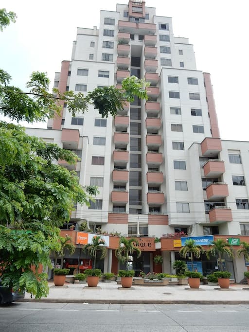 Building where your room is.