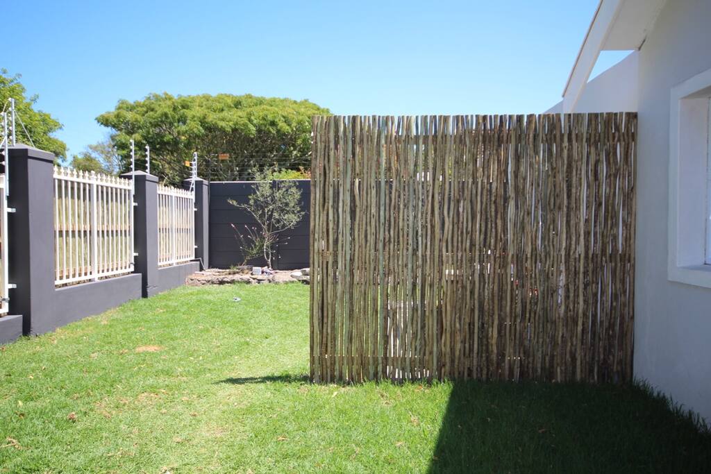 Spacious garden