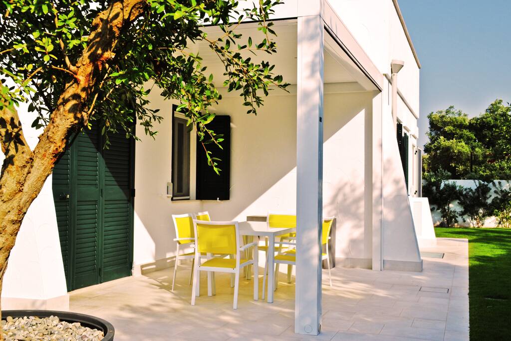 pranzo in veranda