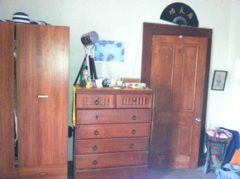 Lots of wardrobe space.