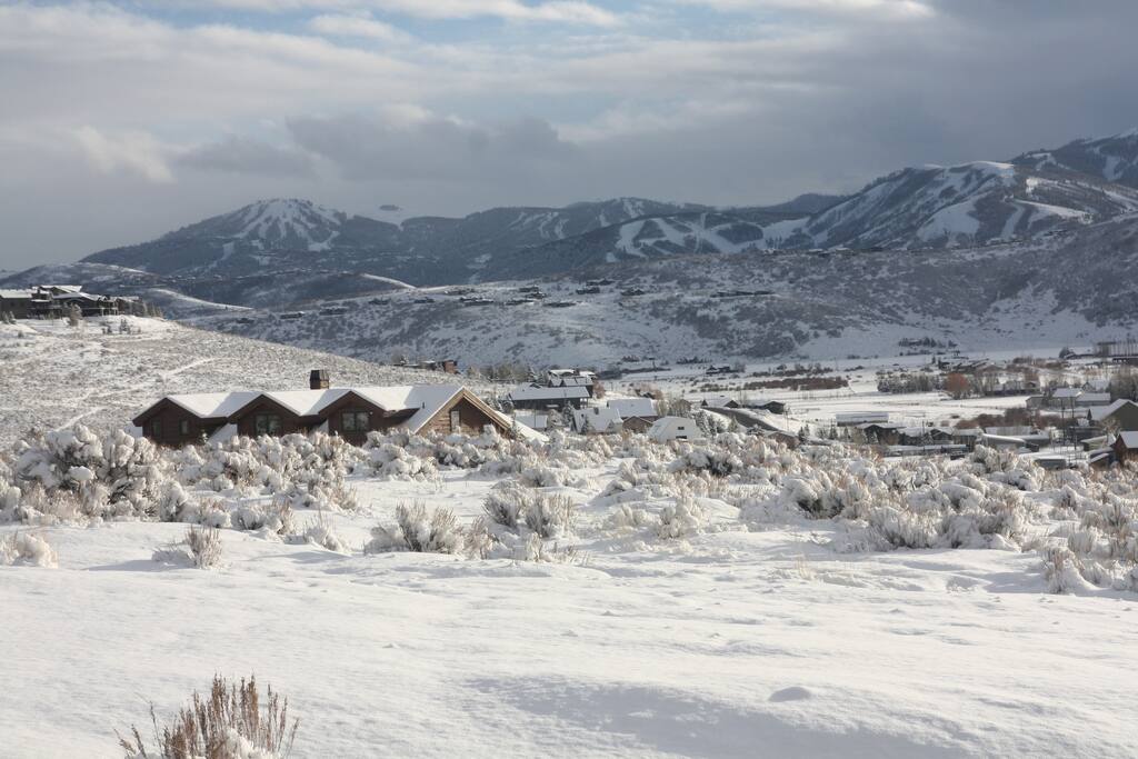 Deer valley resort from house