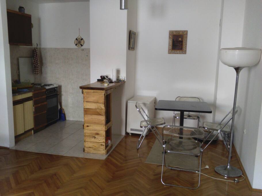 Kitchen and dining room