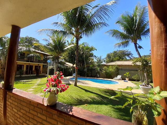 Suíte Mucugê. Só pra você. Piscina, wifi, ar.