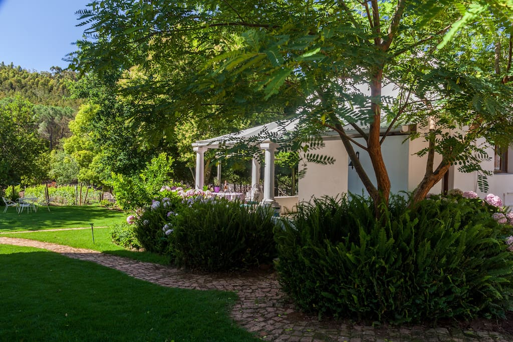 The Garden Cottage with secure parking right on your doorstep.