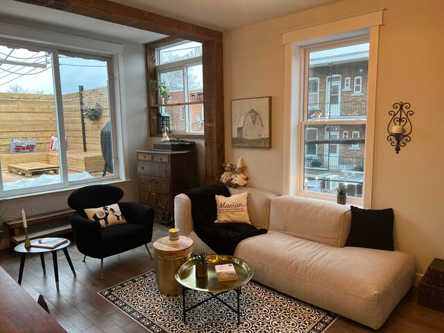 Superbe appartement dans une maison 1920 restaurée