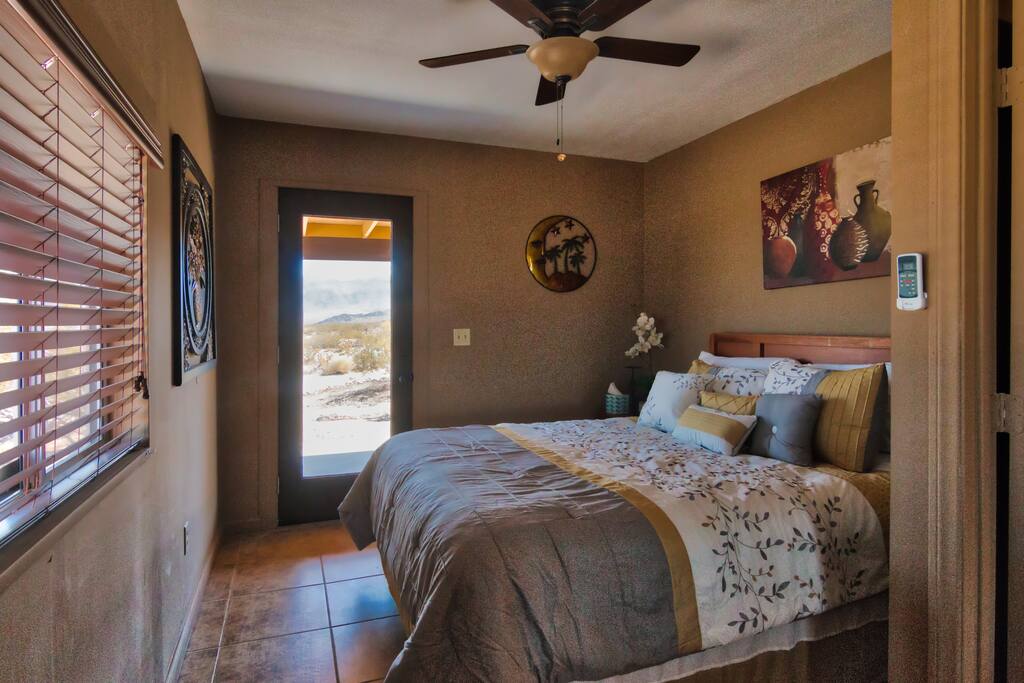 Master Bedroom has views to the north and the east.