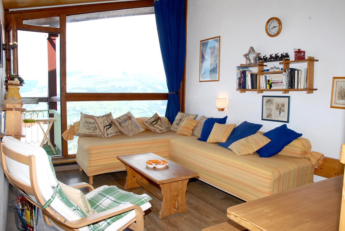 Sala de estar con 2 camas de 90