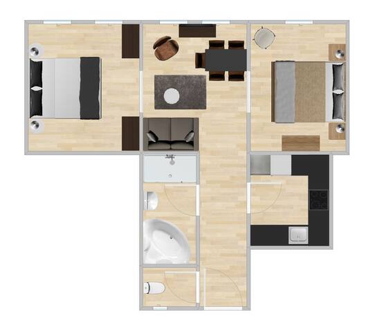 Charles Bridge Large 2BRM LuxPrimeVibrant Location gallery image 4