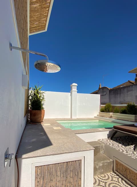 Charming house, rooftop swimmingpool, city center