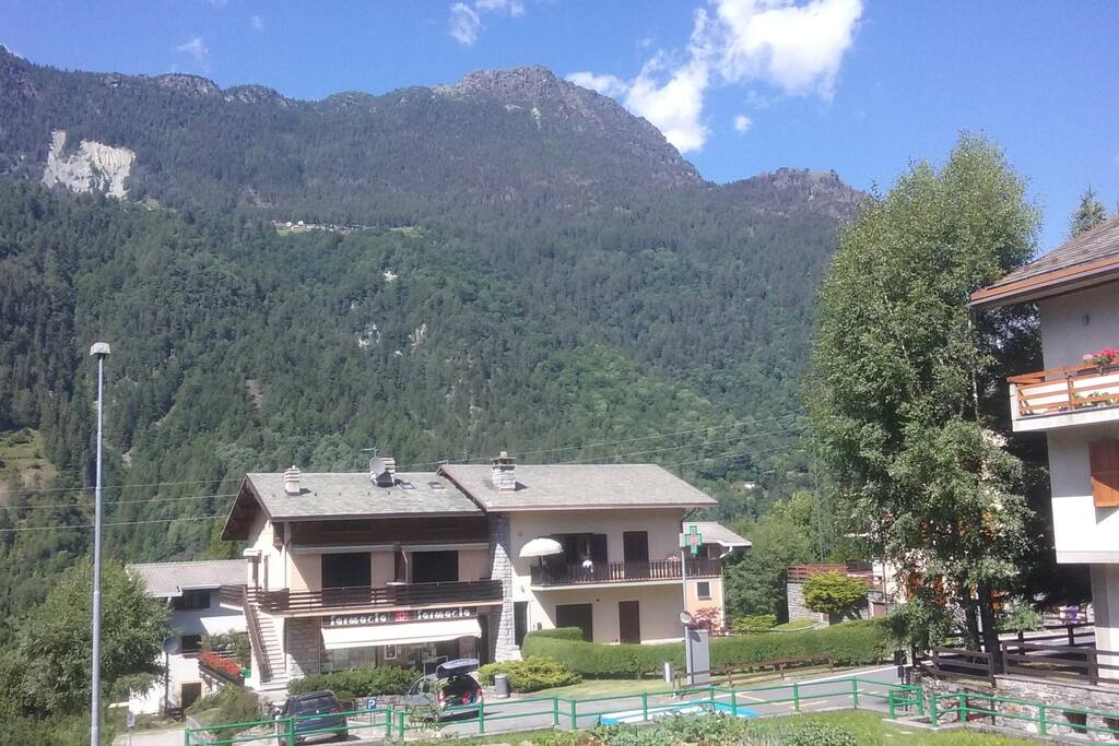 Vista dal balcone