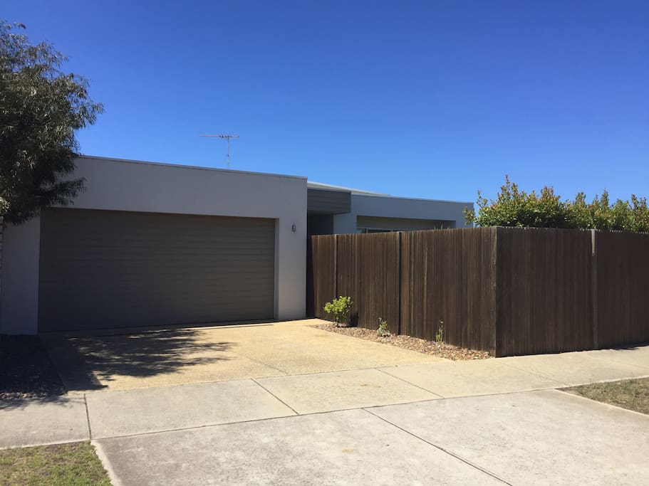 Lock up parking and secure fenced garden